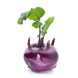 Kohlrabi: Delikateß blauer