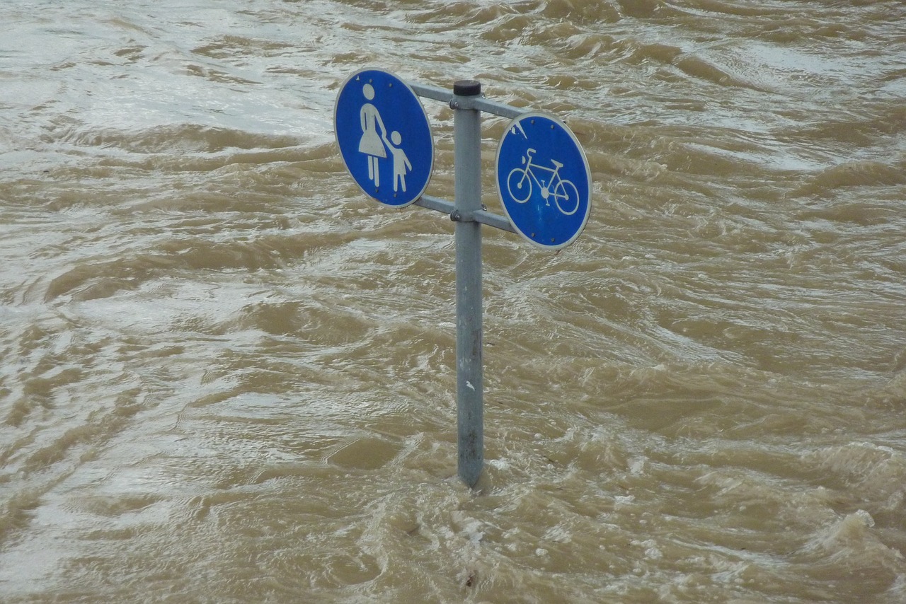 Flooding due to climate change