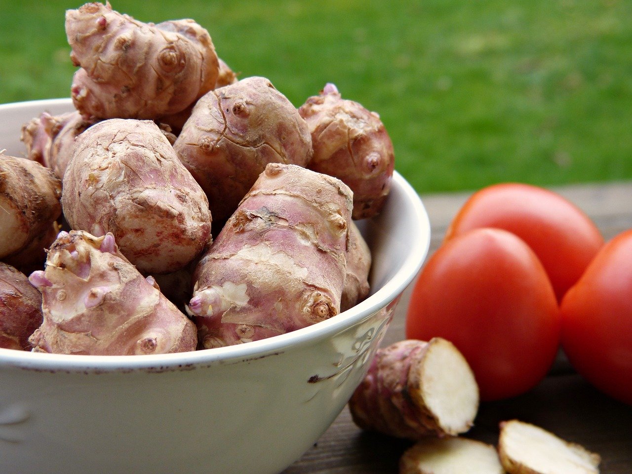 Jerusalem artichoke tubers