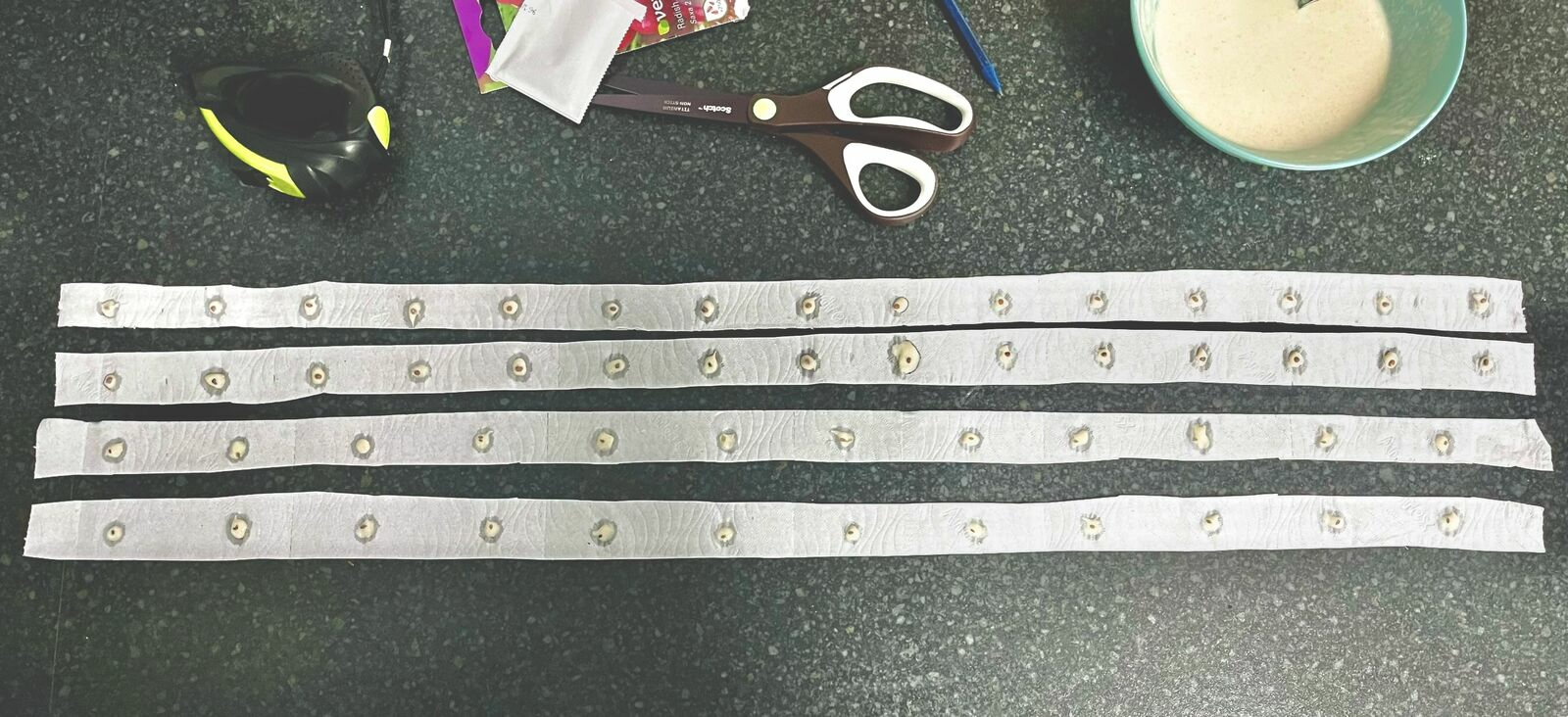 Making your own seed tape - instructions